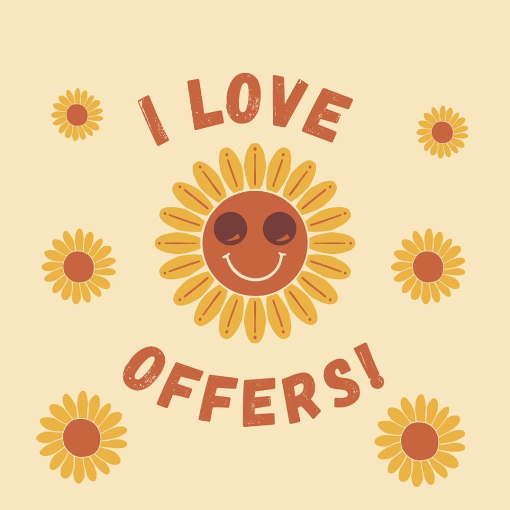 Offers Welcome Here!